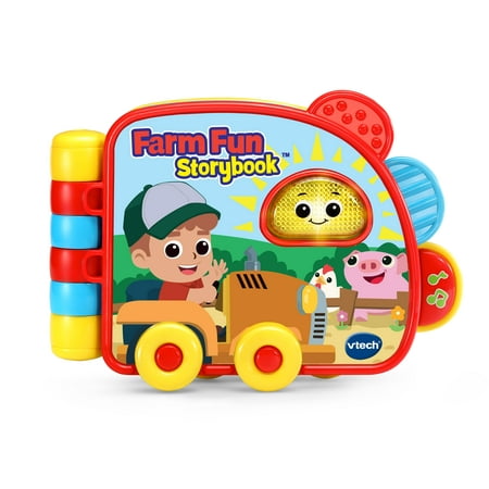 VTech Farm Fun Storybook, Cute Electronic Toy Book for Baby and