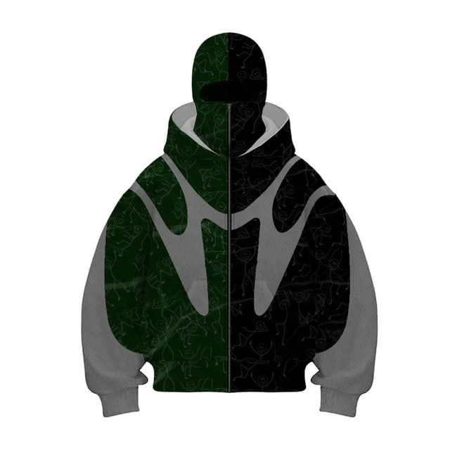 MHFRRA Sudaderas con Capucha y Cremallera para Hombre Elegante Sudadera con Capucha y Cremallera para Hombre, Ideal para Uso Informal En Primavera, Otoño E Invierno Verde