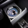 thumbnail image 3 of FMSHPON Panda Lying on The Snow Mountain Set of 2 Car Coaster for Drinks, Absorbent Ceramic Stone Coasters Cup Mat with Cork Base for Home Kitchen Room Coffee Table Bar Decor, 3 of 5