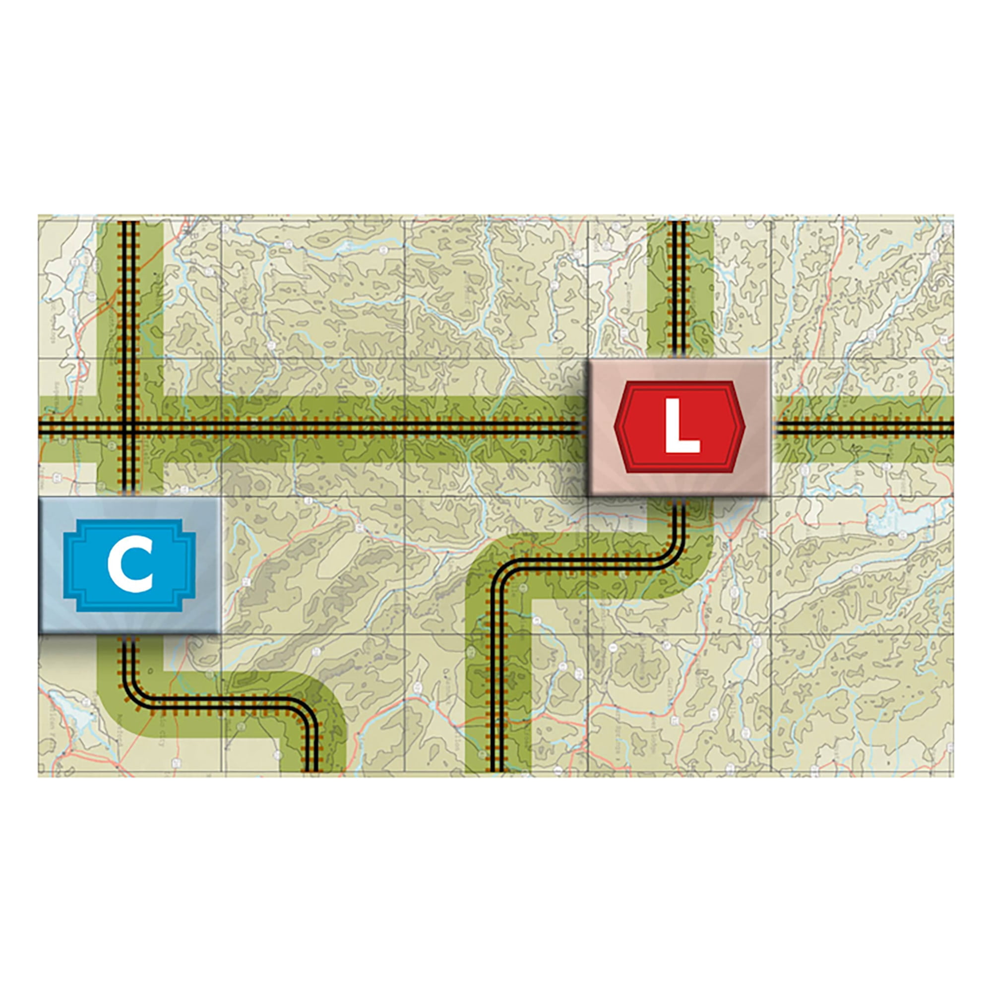 Nano9Games Volume 1: Railways - Capstone Games, 19th Centrury Themed Action Performing Railroad Game, 1 Player, 30 Mins