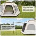 thumbnail image 5 of GVDV Instant Tents for Camping 4 Person Tent Waterproof Easy Setup Sets Up in 60 Seconds Backpacking Tents with Carry Bag for Outdoor Hiking, 5 of 10