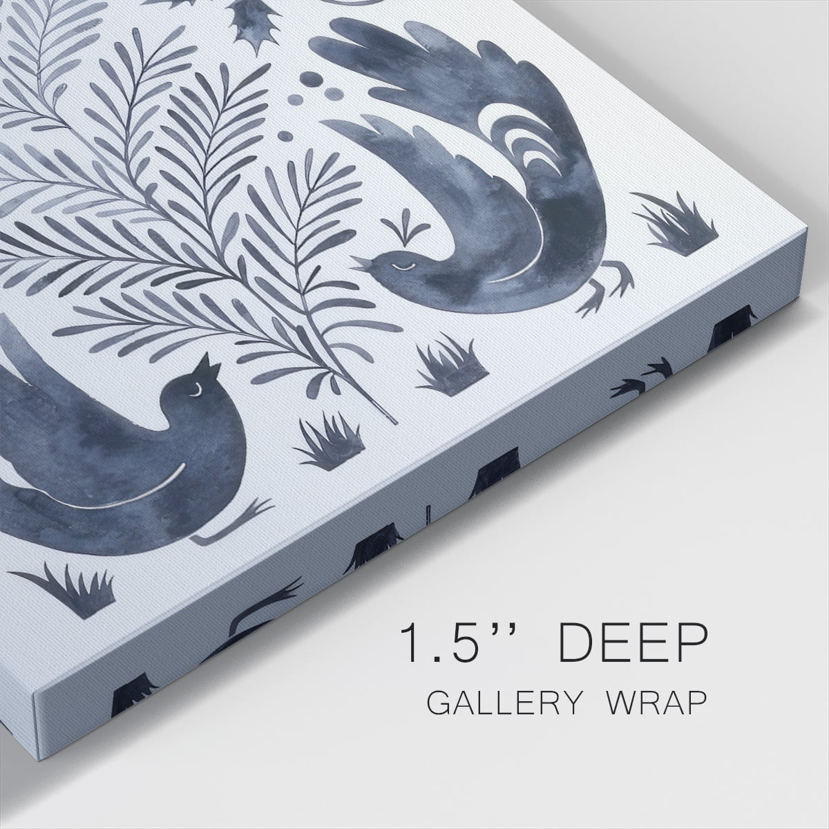 Otomi Inspired Christmas III- Gallery Wrapped Canvas