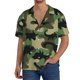 thumbnail image 1 of Fotbe Camouflage Dinosaur Camisa Estampada de Manga Corta para Hombre, Casual de Verano, Estilo Playero, Sin Arrugas-Small, 1 of 5