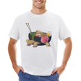 thumbnail image 1 of Camiseta de marca para hombre, camiseta de tortuga ramen, camiseta lisa para hombre, camisetas de talla grande, camisetas de algodón para hombre, camiseta de moda, 1 of 7