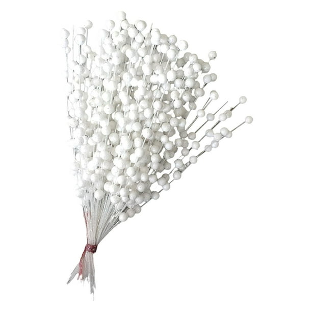 Tallos de Simulación de pistacho Macarena Simulación de pistacho ramo decorativo Blanco