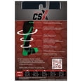 thumbnail image 4 of CSX Compression Socks Sport Recovery Style 15-20 mmHg M GREEN ON BLACK (X200GB-M), 4 of 8