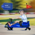 thumbnail image 6 of Accreate 12V Kids Drift Car - Electric Go-Kart with 7AH Battery & LED Lights, Up to 5 MPH, Safe Design, Blue, 6 of 7