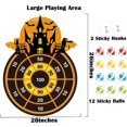thumbnail image 2 of Tabla de dardos Ansoufien para Halloween, 66 cm, con 12 bolas adhesivas, 2 of 5