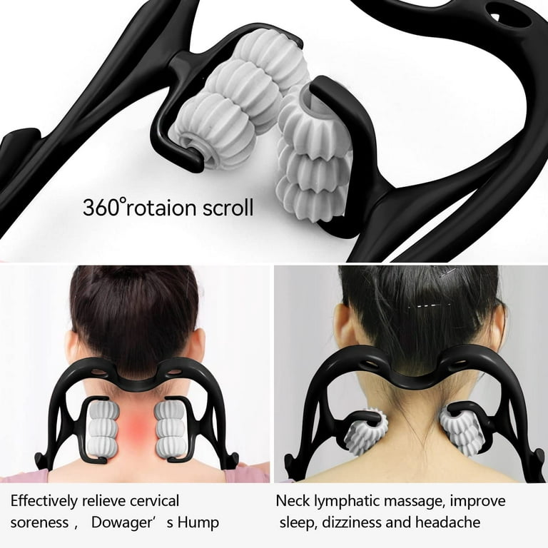 MITSICO Neck Massager, Handheld Pressure Point Roller Massager