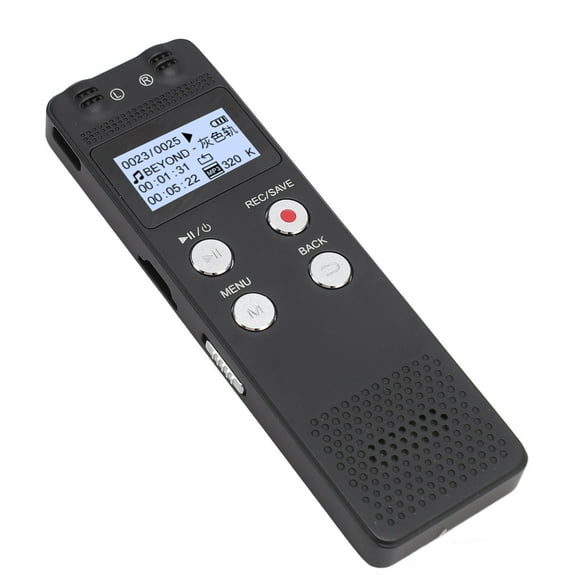 Digital Voice Recorder, Voice Activated Recorder with Playback, Audio Recording Device for Lectures Meetings,  Sound Tape Recorder with USB