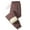 Brick Red, variant on ManxiVoo Weather Resistant Winter Pants with Thermal Plush Lining Textured Cotton Trousers Featuring Zippered Pockets for All Season Protection L Size Brick Red