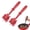 Red, variant on Bohorizon Meat Chopper Ground Beef Chopper Masher Kitchen Tool Cooking Utensil (Black)