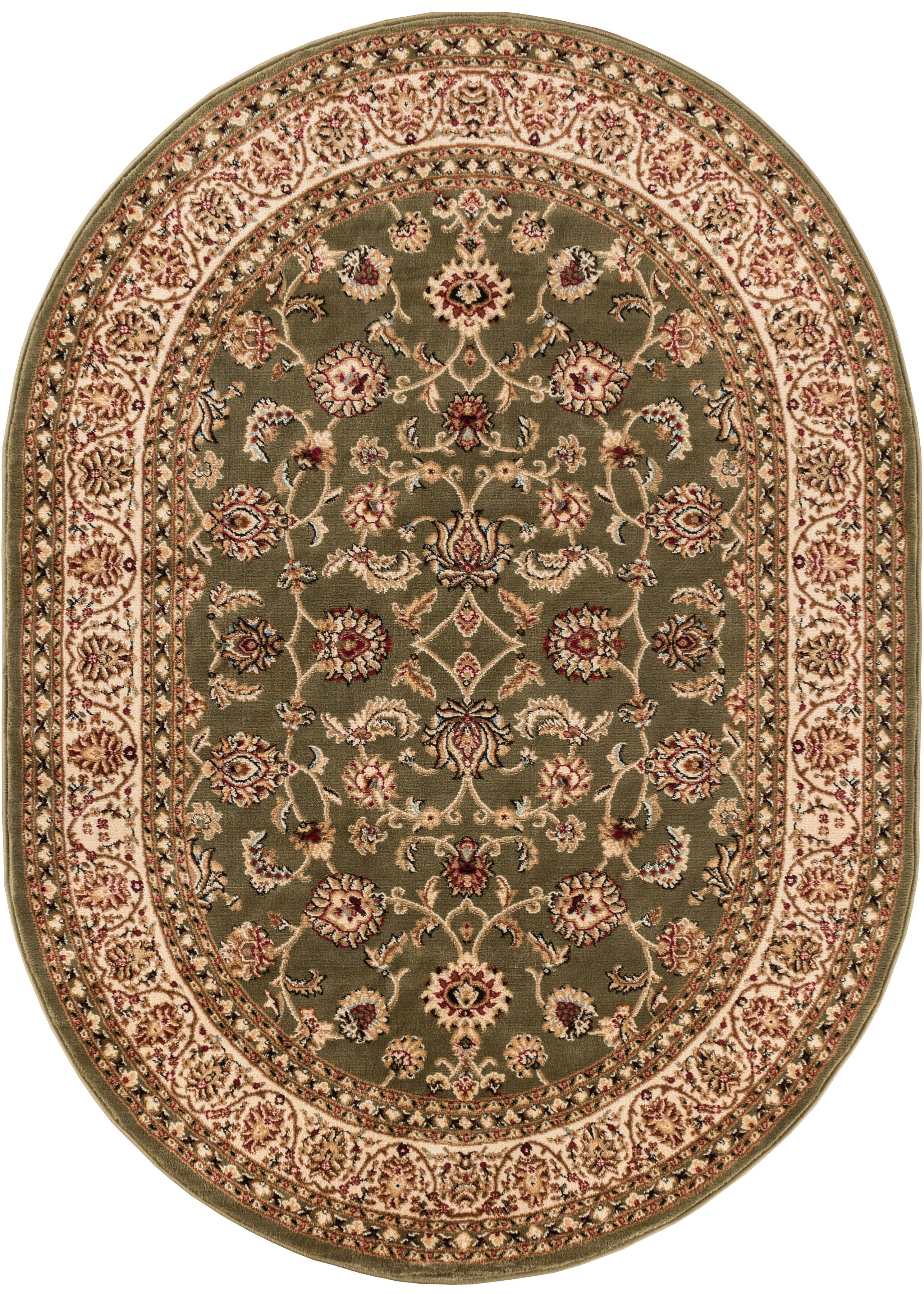 Noble Sarouk Persian Floral Oriental Formal Traditional Area Rug 5x7 ( 5'3" x 7'3" ) Easy to