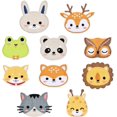 thumbnail image 1 of 10 parches para planchar de animales, varios parches bordados de animales de dibujos animados, parches de costura de 4 cm para ropa de niños, vestidos, sombreros, chaquetas, mochilas,, 1 of 5