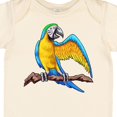 thumbnail image 4 of Inktastic Blue and Gold Macaw Parrot Boys or Girls Baby Bodysuit, 4 of 5