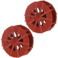 thumbnail image 1 of uxcell 2 Pcs Roue d'Eau Fontaine, Statue de Fortune de Bureau 1.4 Pouces Roues d'Aquarium Décor Fontaines d'Eau Roue Rouge, 1 of 6
