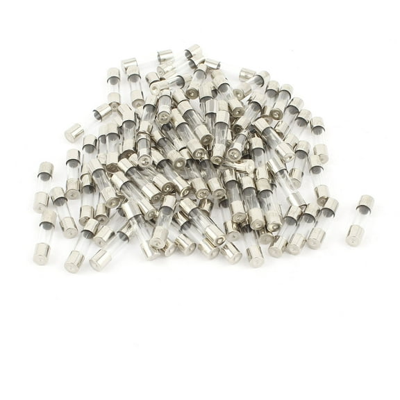 100 Pcs 5mm x 20mm F10AL Quick Blow Type Glass Tube Fuses 250V 10A