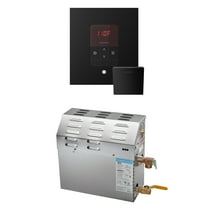 Mr Steam MS 10kW (10000W) Steam Shower Generator Package w/square iTempo Control in Matte Black
