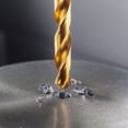 thumbnail image 5 of Uxcell M35 High Speed Steel Cobalt Twist Drill Bit Set 1.5/2/3/4/5/6/8/10mm Hex Shank, 5 of 6