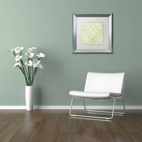 Trademark Fine Art "Dulce IV" Canvas Art by Color Bakery White Matte, Silver Frame
