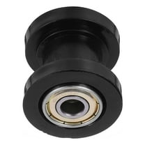 WHAMVOX Black Motorcycle Chain Roller Tensioner Antislip Guide Wheel for ATV and Motorcycle Performance Upgrade