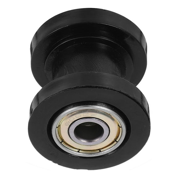 WHAMVOX Black Motorcycle Chain Roller Tensioner Antislip Guide Wheel for ATV and Motorcycle Performance Upgrade