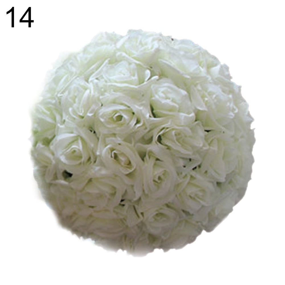 Yesbay Flower Ball Rose Flower Balls Romantic Realistic Rose Blossoms