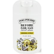 Poo~Pourri Original Citrus Pocket Sprayer, Lemon + Bergamot + Lemongrass, Before-You-Go Toilet Spray, 1 Oz