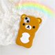 thumbnail image 1 of Funda de silicona suave con dibujo de oso para IPhone, carcasa protectora bonita de 13, 12, 11, 14 Pro Max, XS, XR, X, 7, 8 Plus, SE 2020, IPone 14Pro Fivean unisex, 1 of 2