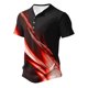 thumbnail image 2 of Mens Casual Pantalones Cortos Impresos Cuello Redondo Suéter Deportes Tee, Fitness Y Casual Hombres Camisetas, 2 of 5