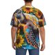 thumbnail image 3 of Fotbe Sunflower Turtle Camisa Estampada de Manga Corta para Hombre, Casual de Verano, Estilo Playero, Sin Arrugas-Small, 3 of 5
