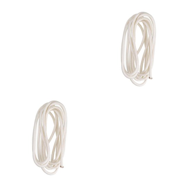 Wosthever Bungee de nailon para remo, accesorios para exteriores, suministros de Rafting, equipo de surf para barcos, cuerda de amarre, correa de Blanco 200cm 2piezas