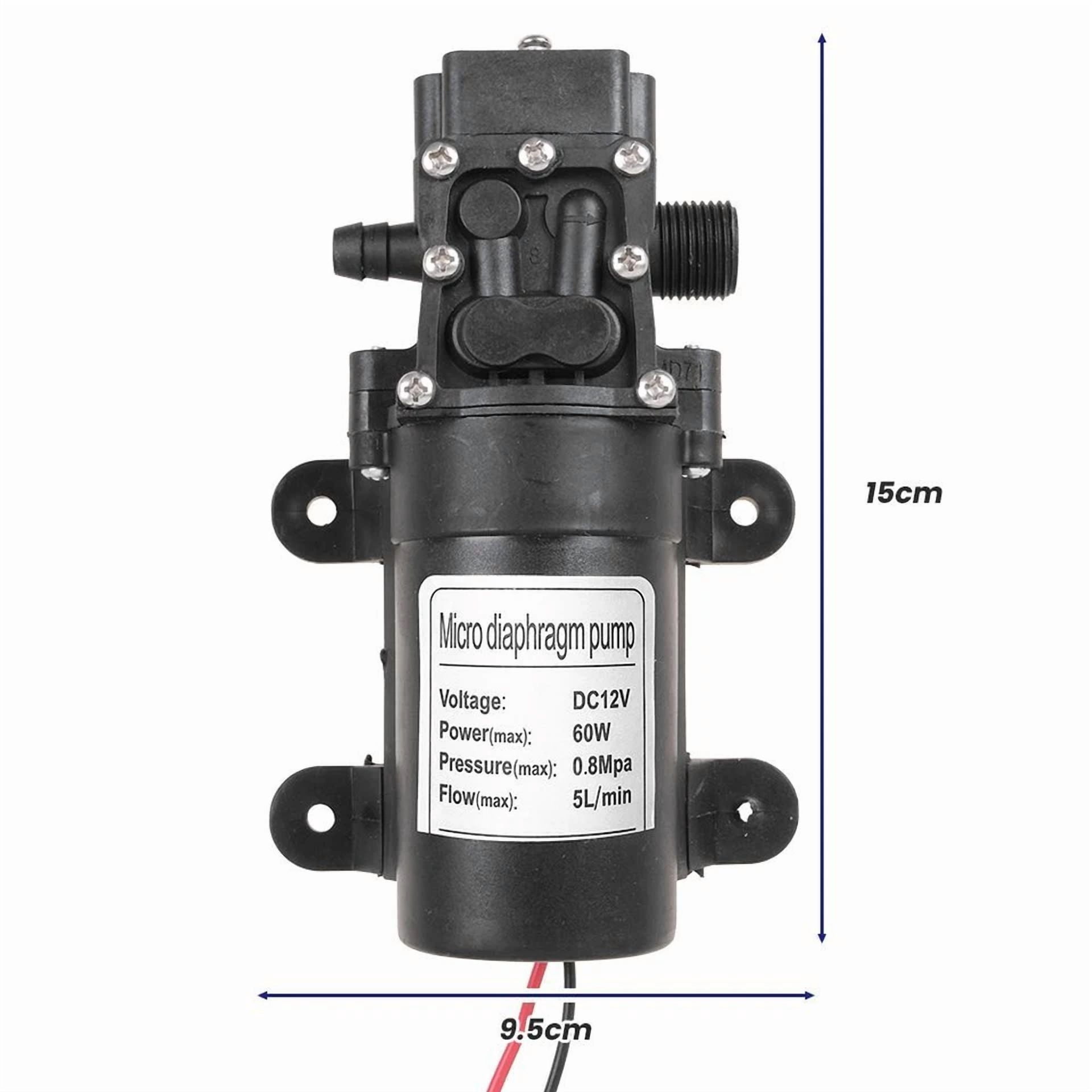 CIRCLE- Motor Oil Fuel Fluid Extractor Electric Siphon Transfer Change Pump 12V & 3 Hose