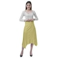 thumbnail image 2 of Moomaya Womens Handkerchief Hemline Midi Skirt High Waist Casual Summer Skirts, 2 of 6