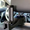thumbnail image 3 of Gancho para Reposacabezas Asiento Coche Soporte Colgador Trasero Almacenamiento () Azul 2 Uds., 3 of 8