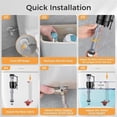 thumbnail image 5 of Universal Toilet Repair Kit for Inside Tank Quiet & Easy Installation, 5 of 5