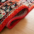 thumbnail image 5 of SAFAVIEH Vintage Hamadan Bryan Medallion Area Rug, Red/Black, 8' x 10', 5 of 8