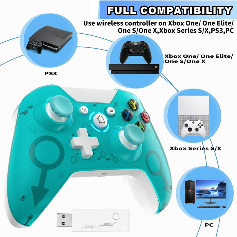 UHM Wireless PC Controller for PC/PS3,PC Controller Wireless with