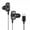 Black, variant on Wired in-Ear USB-C Headphones w/Mic Control, USB-C Earbuds Earphones, Dynamic Crystal-Clear Sound, Ergonomic Comfort-Fit
