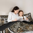 thumbnail image 5 of Castle Fairy Personalized Initial E Bedding Comforter Set 2pcs for Teens Adults,Jungle Wildlife Deer Twin Comforter Sets Microfiber,Vintage Tree Branches Breathable Bedding Set,Ultra Soft Home Decor, 5 of 8