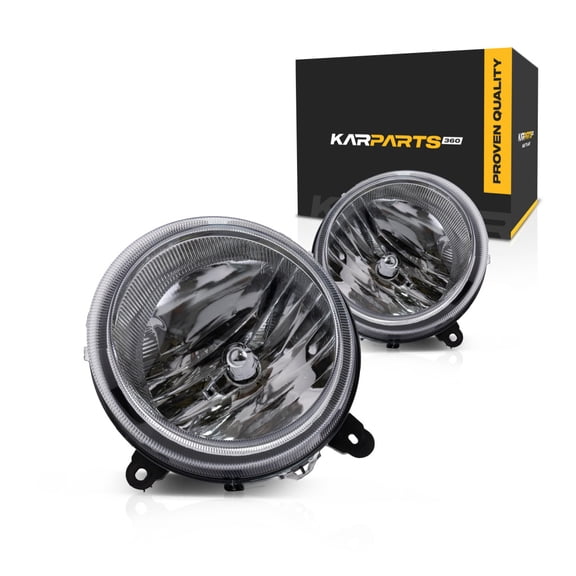 CarLights360: For 2007-2017 Jeep Patriot Headlight Assembly Driver and Passenger Side DOT Certified w/Bulbs-Replaces CH2502176 CH2503176