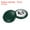 Dark Green, variant on Uxcell 20Pcs Leather Covered Button Metal Round Sewing Buttons Alloy Orange