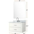 thumbnail image 4 of 30" W X 22" D White Vanity With Marble Countertop, Faucet, Mirror 30 In. Bath In White, Top, Included, 4 of 6