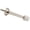Nickel, variant on Ives 61A14 3 3/16" Projection Aluminum Baseboard Rigid Door Stop 7/8" Base Diameter -