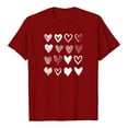 thumbnail image 6 of Avrnliq Womens Red Valentine's Day Heart Graphic Top Casual Love Print Long Sleeve Crew Neck Valentine Shirt for Date Night Holiday Gift,Size M, 6 of 6