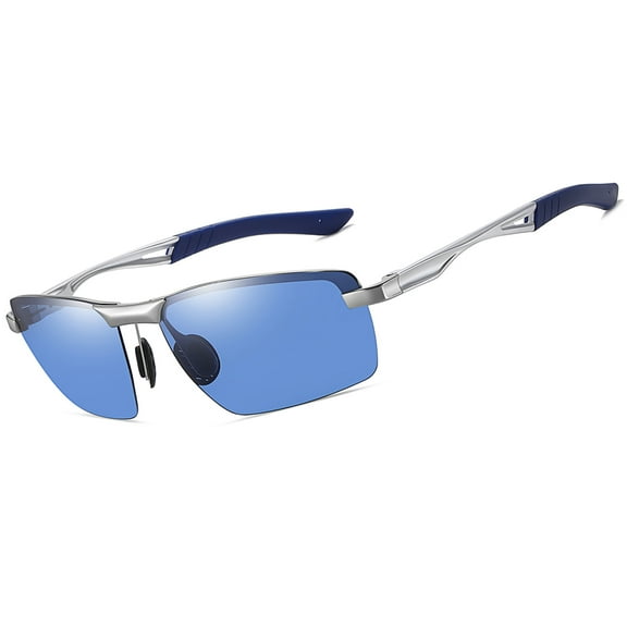 KANASTAL Sport Sunglasses Polarized for Men Women Driving Cycling Running Fishing Goggles Blue