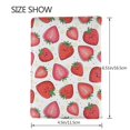 thumbnail image 3 of Pofeuu Hand Drawn Strawberry Print Travel Document Organizer Passport Holder Men Women for Family (6.5 in x 4.5 in),Wallet Holder Credit Card Clutch Bag Case, 3 of 5