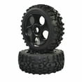 thumbnail image 3 of 4pcs 1/8 Scale RC Rubber Tires Hex 17mm Wheels Rims For RC Off-Road Buggy Car, 3 of 6