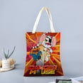 thumbnail image 2 of DangerMouse Bolso de tela con estampado de lienzo para mujer, bolsa de compras reutilizable y estética, con cremallera interior, regalo para mujer, 35 × 40 cm., 2 of 6