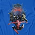 thumbnail image 3 of Marvel Spider-Man Brand New Day Men's Color Web Villain Panels T-Shirt (Royal, S-XXXL), 3 of 4